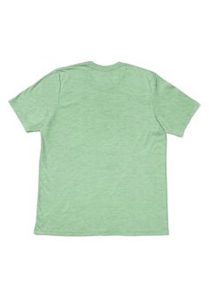 This Heather Crew Neck Tee pretty much sums up what a perfect t-shirt is about: high-quality fabric, modern look, and affordable price. Airlume cotton combined with polyester gives the Heather T-Shirt a light, breezy feel that sets the standard for what we want to slip into every day. The softest t-shirt! DETAILS﻿ 32 single - 4.2 oz - softest t-shirt. 52% Airlume combed & ring-spun cotton 48% polyester. Eco-dyed. Side-seam. Pre-shrunk. The Perfect T-Shirt Co. foundation is to build products that Basic Green Everyday T-shirt, Basic Green Cotton T-shirt, Green Soft-washed Cotton Tops, Green Cotton Crew Neck T-shirt, Green Screen Print T-shirt For Everyday, Green Graphic Print T-shirt For Everyday, Green Graphic Tee For Everyday, Relaxed Fit Soft-washed Green T-shirt, Green Relaxed Fit Soft-washed T-shirt