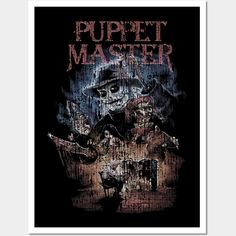 the poster for puppett master