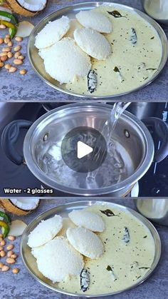 two pictures showing how to make ravioli