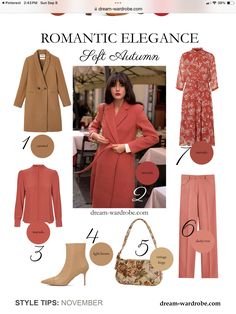 Soft Autumn Capsule Wardrobe 2023, Soft Autumn Color Palette Makeup, Soft Autumn Makeup Looks, Autumn Mute