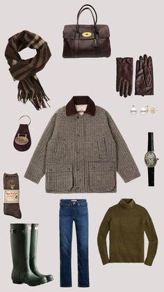 Nancy Meyers Winter Outfit, English Country Aesthetic Fashion, Preppy Style Capsule Wardrobe, Cotswold Outfit, English Cottage Outfit, English Country Winter Outfits, Old English Outfit, Nantucket Winter Outfits, English Countryside Aesthetic Fashion