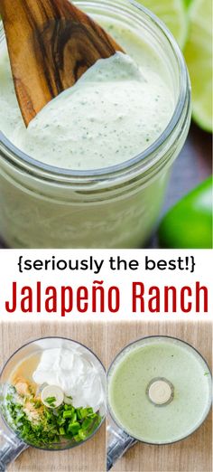 an image of jalapeno ranch in a mason jar with the title text overlay