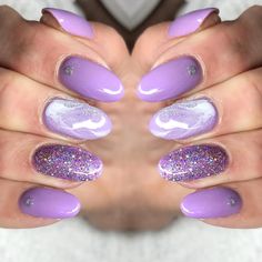 Classy Nail Designs, Goth Nails, Nail Envy, Nail Designs Glitter, Glitter, Nail Designs, Nail Art, Purple