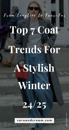 Looking for the latest 2024 coat trends for women? Find all the answers in our newest blog post. It’s the ultimate guide to women’s winter coat trends 2024. In this selection, we feature trendy coats for women, including trendy winter jackets and stylish winter coats. If you like faux fur, long, short, or chocolate brown coats, the list includes the best winter coats to match your style. Winter fashion trends 24/25, coat fashion. Outfit Ideas Winter 2024 2025, 2025 Jacket Trends, Winter Coat Styles For Women, Winter Jackets Trends 2024, How To Style Coats Winter, Long Trench Coat Outfit 2024, Trending Jackets Women, Coats 2024-2025, Winter Coat Trends 2025