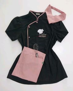 #dolma Beauty Salon Uniform Ideas, Beauty Bar Ideas, Chef Dress, Salon Uniform, Outfit Informal, Chef Clothes, Chef Uniform, Beautiful Photoshoot Ideas, Chic Dress Classy