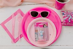 Party Cutlery from Chic Barbie Birthday Party | Kara's Party Ideas Auto Immune Disease, Barbie Jeep, June Design, Glam Studio