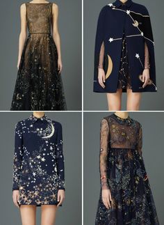 Kosmiczne, gwiezdne, magiczne... (Valentino, 2015) Looks Style, Pre Fall, Dream Dress, Look Fashion, Pretty Dresses, Runway Fashion, The Fashion, Batik, High Fashion