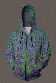 ◆ UV Reaction ◆ Flexible Waist band and Cuff ◆ Everlasting Vibrant print ◆ Breathable material ◆ Aesthetic Partial Liner ◆ Made in USA ◆ Triple-Stitched for Durability ◆ 100% Polyester ◆ Material made from recycled plastic bottles The style of this hoodie defines psytrance fashion and is Middle-weight, Warm and Comfortable, this hoodie was meticulously designed panel by panel for your and everyone elses ocular enjoyment within a 50ft radius. The dye transfer infused into the material means that Snake Hoodie, Recycle Plastic Bottles, Waist Band, Recycled Plastic, Plastic Bottles, Polyester Material, Feel Free