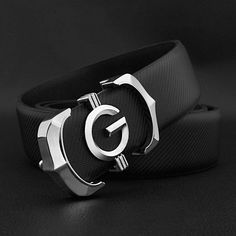 WHITE AND BLACK MEN'S BELTS WITH G LETTER BUCKLE -- 31% OFF! HURRY TO GET YOURS! It's going fast, so get it now while you can. At this store, we've cut prices on our popular White and Black Men's Belts with G Letter Buckle for a 31% discount. Browse our fast-selling selection today and save US $13.84. Limited-time offer, while inventory lasts! WHITE AND BLACK MEN'S BELTS WITH G LETTER BUCKLE: CLOSER LOOK Belt Width: 3.3cm Buckle Length: 6.5cm Gender: Men Buckle Width: 3.8cm Yes, that’s exactly w G Letter, Gucci Style, Men Belts, Belt For Men, Cow Skin, Branded Belts, Designer Belts, Leather Belts Men, Metal Belt