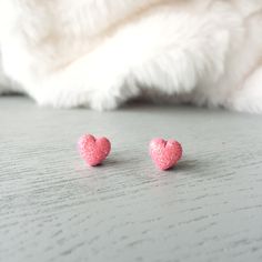 Buy 3 items or more can get 20% OFF!! These cutie stud earrings set are hand sculpted from polymer clay, rhinestones and glitter, set onto surgical steel posts and backings. All are 100% handmade with different theme and styles. It may be your perfect choice for a gift to your loved one. Double hearts size 11mm x 11mm; Glitter pink heart size 10mm x 11mm; Tiny red heart size 8mm x 8mm. It also can be made with adjustable ear clip, just let me know if you like to change it. Only AUD$10 extra char Pink Resin Heart Earrings For Gift, Pink Resin Heart Earrings As Gift, Heart-shaped Glitter Earrings For Gifts, Heart Shaped Glitter Earrings For Gift, Glitter Heart Earrings As Gift, Pink Resin Heart Earrings Handmade, Handmade Pink Heart Earrings In Resin, Handmade Pink Resin Heart Earrings, Cute Glitter Jewelry Gift