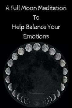 Try out this Full Moon Meditation To Help Balance Your Emotions. [Video Inside] Great meditation for beginners or advanced... Full Moon Meditation, Moon Meditation, Transcendental Meditation, Easy Meditation, Phases Of The Moon, Lunar Cycle, Zen Meditation, Meditation Techniques