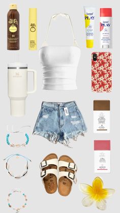 Beach Day Outfit Summer, Outfits To Wear To The Beach, Beach Girl Outfits, Bathing Suit Outfits, Summer Necessities, Town Outfits, Cute Beach Outfits, Beach Fit