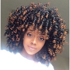 by: @coolcalmcurly #Hair2mesmerize #naturalhair #healthyhair #naturalhairstyles #blackhairstyles #transitioning Curly Hair Color Ideas, Curly Hair Color, Dyed Curly Hair, Natural Curly Hair Cuts, Highlights Curly Hair, Brown Curly Hair, Curly Hair Photos, Colored Curly Hair, Dyed Natural Hair