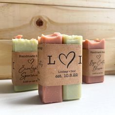 Give your wedding guests the luxury of gorgeous handmade soap! Each wedding favor includes a his & her favorite mini bar of soap, wrapped together in love. Just like the unity of your marriage. Once you order, we will contact you with our current soap selection within 24 hours. You will get to choose 2 of your favorite scents. We will work together to create a custom label for your wedding, baby shower or event. Each bar will arrive wrapped in biodegradable Kraft card stock. Store your bars on a Soap Wedding Favors Sayings, Wedding Favor Sayings, Soap Wedding Favors, Bar Of Soap, Custom Label, Love Natural, Wedding Guests, Favorite Scents, Mini Bar