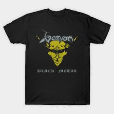 Music Man Cave, Venom Black Metal, Dope Tees, Band Merchandise, Metal Band, Shop Art, Metal Bands