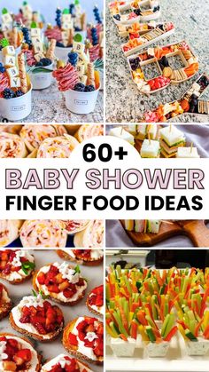 baby shower finger food ideas that are easy to make