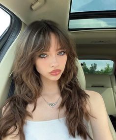 Bob Hair Color, Hair Stylies, Haircuts Straight Hair, Hair Styler, Long Hair With Bangs, Haircut And Color, Cut My Hair, Hair Inspo Color, Curtain Bangs