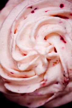 strawberry whipped cream recipe with text overlay