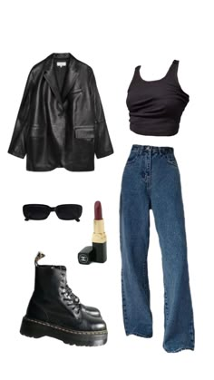 90s Fashion Classy Casual, 1990s Style Women, Female 90s Outfits, Midsize Rockstar Girlfriend, Edgy 90s Outfits, 90 Inspired Outfits The 90s, Vintage Outfit Aesthetics, Gotham Outfits, 1990s Fashion 90s Style Outfit