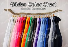 Gildan 18500 color chart with mockup for hoodies, sweatshirts, and group orders.

Made with 100% cotton and available in a variety of colors, the Gildan 18500 is a comfortable and durable hoodie that's perfect for group orders. See how your design looks on this mockup before you.#FreeFonts #FontLove #Typography #DesignInspiration #CreativeFonts