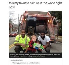 Childlike Wonder, Garbage Truck, Wholesome Memes