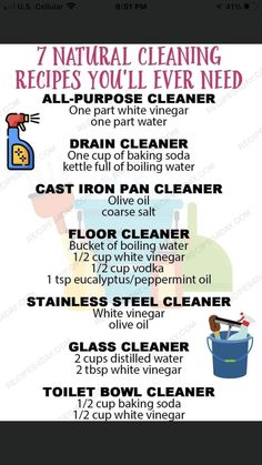 the 7 natural cleaning recipes you'll ever need