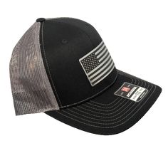 Show your patriotism with our "American Flag - Brushed Aluminum Premium Patch" hat. This stylish black and gray snapback features a reflective patch that mimics the look of brushed metal, proudly displaying the American flag. Perfect for those who want to express their love for the USA with a sleek and modern accessory. Patriotic Design: Features a reflective American flag patch that looks like brushed aluminum, adding a sleek touch to your outfit. High-Quality Materials: Made from durable fabri Popular Hats, American Flag Patch, Patch Hat, Flag Patches, Modern Accessories, Brushed Aluminum, Brushed Metal, Black And Gray, Hat Shop