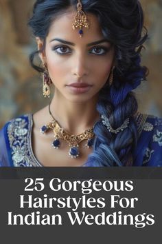 25 Gorgeous Hairstyles For Indian Weddings Persian Wedding Hairstyles, Jasmine Hairstyle, Indian Wedding Hair, Traditional Braids, Elegant Indian Wedding, Cascading Curls, Wedding Hair Ideas, Cultural Traditions, Elegant Updos