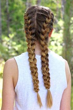 French Braid Short Hair, Braids To Try, French Braid Pigtails, Double Braids, French Braids Tutorial, Tan Skin Blonde Hair, Boxer Braids, Makeup Hacks Beauty Secrets, French Braids