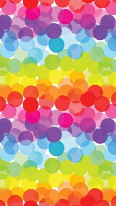 an image of colorful circles on a white background