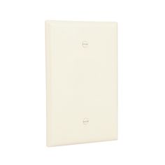 a white light switch cover on a white background