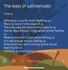 the last of usinterlude - screenshote for iphone and ipad