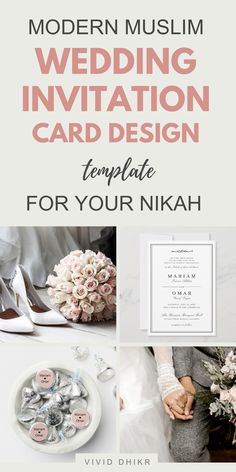 modern muslim wedding card design template for your nikah by vivid dkr