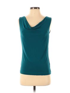 Calvin Klein Sleeveless Top Size: X-Small Teal Tops - used. No Fabric Content, Cowl Neck, | Calvin Klein Sleeveless Top Teal Cowl Neck Tops - Used - Size X-Small Spring Calvin Klein Solid Color Tops, Calvin Klein Solid Color Spring Tops, Calvin Klein Solid Tops For Spring, Calvin Klein Solid Tops For Summer, Calvin Klein Sleeveless Spring Tops, Casual Sleeveless Tank Top By Calvin Klein, Calvin Klein Fitted Sleeveless Tank Top, Casual Calvin Klein Sleeveless Tank Top, Calvin Klein Casual Sleeveless Tank Top