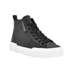 The Calvin Klein brand is an icon of sleek minimalism for the Modern Man and Woman. Products include apparel, accessories and home goods with clean lines and modern appeal. Manufacturer: Calvin Klein Style Type: High-Top Sneakers Collection: Calvin Klein Sleeve Length: Material: Man Made/Textile Fabric Type: Faux Leather Specialty: Embossed Sku: BH5906494 Size: 8.5.  Color: Black.  Gender: female.  Age Group: adult. Sneakers Collection, Sneaker Collection, Textile Fabrics, Modern Man, Embossed Leather, Clean Lines, High Top, Shoes Women Heels, Gender Female