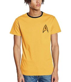 PRICES MAY VARY. Color: Red / Gold / Blue SIZING: These tees are listed in men's sizes but can be worn by women looking for a more relaxed fit. HIGH-QUALITY EMBROIDERED INSIGNIA - It features a high-quality embroidered Star Trek Insignia on the front left chest that is done in an interwoven gold and black. These Star Trek The Original Series costume tees are perfect for everyday wear, costume events, or cosplay parties! You can choose from either Command, Science or Medical / Security. OFFICIALL Star Trek Insignia, Star Trek Costume, Star Trek Merchandise, Star Trek The Original Series, Star Trek Original Series, Star Trek Original, Costume Shirts, T Shirt Costumes, Mens Costumes