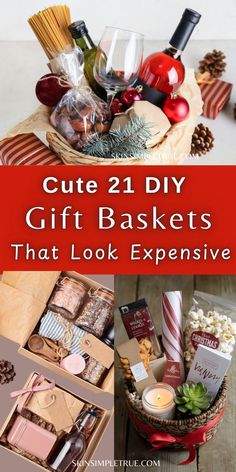 Easy Valentine's day gift baskets DIY