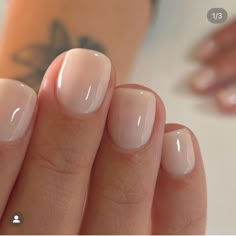 Natural Nails Manicure, Nails Trend, Milky Nails, Subtle Nails, Pedicure Designs, Gel Nails Diy, Polish Ideas, Wedding Nail, Nail Stuff