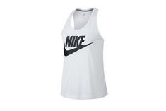 Women's Nike Sportswear Essential HBR Tank Top Style # 831731-100 Color: White Nike Tank Top, Nike Tank, Nike Tank Tops, Nike Tops, Nike Sportswear, Athletic Tank Tops, Tank Top Fashion, Nike Women, Color White