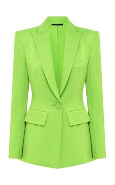 Png Clothes, Fitted Blazer Jacket, Structured Jacket, Green Blazer, Mode Streetwear