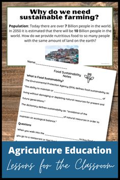 Agriculture education teaching Agriculture Education Lessons, Agriculture Lessons, Agriculture Activities, Lesson Plans For High School, Ag Club, Sustainability Lessons