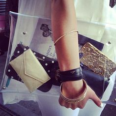 Rocking my amazing 202 Factory clutch, clearly! via @catherine gruntman Sheppard / The Life Styled instagram