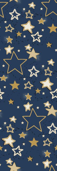 Navy Blue Gold and White Cheerful Stars Print, Celestial Wanderings by Patternmint , Raspberry Creek Fabrics Cuteee Wallpaper, Cheerful Background, Star Method, Blue Star Wallpaper, Navy Blue Wallpaper, Navy Wallpaper