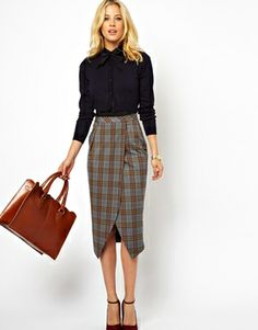 Mode Style Anglais, Plaid Trend, Moda Vintage