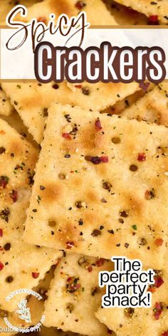 Close up of seasoned crackers. Seasoned Crackers Recipe, Saltine Crackers Recipe, Seasoned Saltines, Firecracker Recipe, Ranch Crackers Recipe