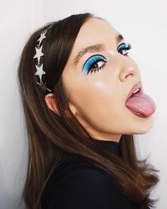 Carnaval Make-up, Editorial Make-up, Eyeliner Glitter, Vintage Makeup Looks, Drag Make-up, Summer Makeup Looks