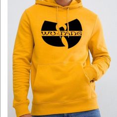 “ Wu - Tang” Brand New Pullover Hoodie. % Preshrunk Cotton Available In Different Sizes And Colors: Yellow/Black Logo, Black/White Logo, Red/Yellow Logo Plz Specify N The Comments Section. Bundle And Save. Reasonable Offers Are Welcome!!! Yellow Letter Print Long Sleeve Sweater, Yellow Long Sleeve Sweater With Letter Print, Yellow Letter Print Sweatshirt For Fall, Casual Hoodie Sweater For Streetwear, Yellow Long Sleeve Sweater For Streetwear, Yellow Winter Sweater For Streetwear, Yellow Long Sleeve Hoodie, Yellow Long Sleeve Hoodie For Winter, Yellow Cotton Long Sleeve Hoodie