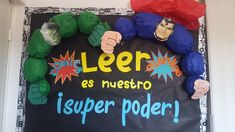 a sign that says leer es nuestro is super poder in spanish