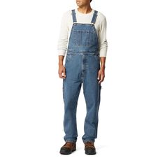 New With Tags Men’s Signature By Levi Strauss & Co Denim Overalls In Size 34x29 Style: A1659-0001 Men’s Overalls, Levi Overalls, Overalls Men Fashion, Levis Overalls, Overalls Jeans, Jnco Jeans, Overalls Men, Mens Overalls, Levi Strauss Jeans