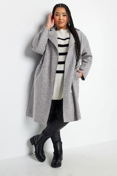 Plus Size Coats | Yours Clothing Paris Winter Fashion Plus Size, London Winter Outfits Plus Size, Winter Clothes Plus Size, Plus Size Coat Outfits, Plus Size Winter Fashion For Women, Curvy Winter Outfits Plus Size, Winter Outfits Plus Size Curvy, Winter Plus Size Outfits, Winter Outfits Plus Size